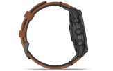 Spordikell Garmin epix (Gen2) Sapphire - Black Titanium Chestnut Leather Sapphire - Black Titanium Chestnut Leather