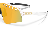 P&auml;ikeseprillid OAKLEY Sutro Lite Sweep erimudelid "Mathieu Van Der Poel Collection" White splatter Prizm 24k