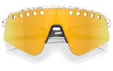 P&auml;ikeseprillid OAKLEY Sutro Lite Sweep erimudelid "Mathieu Van Der Poel Collection" White splatter Prizm 24k
