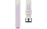 Kiirkinnitusega kellarihmad 20mm Silikoon - Light Gray/Purple