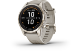 Spordikell Garmin fenix 7S PRO Solar Sapphire - Soft Gold Sand