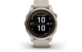 Spordikell Garmin fenix 7S PRO Solar Sapphire - Soft Gold Sand