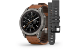 Spordikell Garmin fenix 7 PRO Solar Sapphire - Titanium Brown Leather