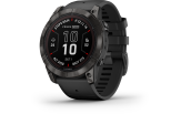 Spordikell Garmin fenix 7X PRO Sapphire Solar - Carbon Gray TLC Ti Black Sapphire - Carbon Gray TLC Ti Black