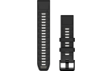 QUICKFIT 22 kellarihmad (22mm) Silikoon - Black/Pebble Gray