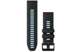 QUICKFIT 26 kellarihmad (26mm) Silikoon - Black/Cirrus Blue