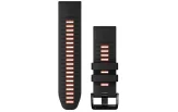 QUICKFIT 26 kellarihmad (26mm) Silikoon - Black/Flame Red