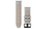 QUICKFIT 26 kellarihmad (26mm) Silikoon - Fog Gray/Ember Orange