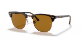 P&auml;ikeseprillid Ray-Ban Clubmaster Havana B-15 Brown M