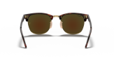P&auml;ikeseprillid Ray-Ban Clubmaster Havana on Gold Blue Flash M