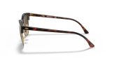 P&auml;ikeseprillid Ray-Ban Clubmaster Red Havana Green Gradient Flash M
