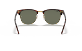 P&auml;ikeseprillid Ray-Ban Clubmaster Tortoise on Gold G-15 Green XXL