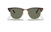 P&auml;ikeseprillid Ray-Ban Clubmaster Tortoise on Gold G-15 Green L