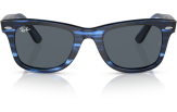 P&auml;ikeseprillid Ray-Ban Wayfarer Striped Blue Blue L
