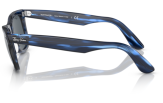 P&auml;ikeseprillid Ray-Ban Wayfarer Striped Blue Blue L