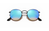 Päikeseprillid Ray-Ban Round Metal Black Blue L