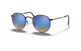 Päikeseprillid Ray-Ban Round Metal Black Blue L