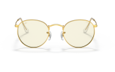 Päikeseprillid Ray-Ban Round Metal Gold Clear Photochromic L