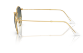 Päikeseprillid Ray-Ban Round Metal Gold Green Vintage S