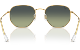 P&auml;ikeseprillid Ray-Ban Hexagonal Gold Green Vintage XL