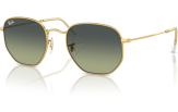 P&auml;ikeseprillid Ray-Ban Hexagonal Gold Green Vintage M