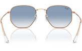 P&auml;ikeseprillid Ray-Ban Hexagonal Rose Gold Clear & Blue M