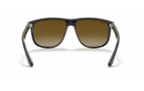 Päikeseprillid Ray-Ban Boyfriend Black on Brown Brown Gradient L
