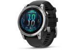 Spordikell Garmin fenix E 47mm AMOLED Stainless Steel Black Band