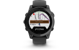 Spordikell Garmin fenix E 47mm AMOLED Slate Gray Steel Black Band