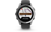 Spordikell Garmin fenix E 47mm AMOLED Stainless Steel Black Band