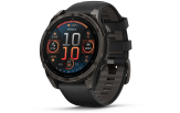 Spordikell Garmin fenix 8 47mm AMOLED Sapphire Carbon Gray DLC Ti with Black Titanium Band
