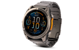 Spordikell Garmin fenix 8 47mm AMOLED Sapphire Titanium Orange with Gray Titanium Band