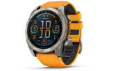 Spordikell Garmin fenix 8 51mm AMOLED Sapphire Titanium Orange with Gray Titanium Band