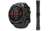 Spordikell Garmin fenix 8 51mm AMOLED Sapphire Carbon Gray DLC Ti with Black Titanium Band