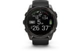 Spordikell Garmin fenix 8 51mm AMOLED,Saph,CrbnGryTi/Blk,Blk/PebbleGryBnd,EMEA AMOLED Sapphire Carbon Gray DLC Ti with Black band