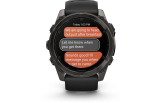 Spordikell Garmin fenix 8 51mm AMOLED,Saph,CrbnGryTi/Blk,Blk/PebbleGryBnd,EMEA AMOLED Sapphire Carbon Gray DLC Ti with Black band