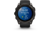 Spordikell Garmin fenix 8 51mm AMOLED,Saph,CrbnGryTi/Blk,Blk/PebbleGryBnd,EMEA AMOLED Sapphire Carbon Gray DLC Ti with Black band