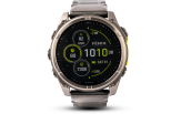 Spordikell Garmin fenix 8 51mm Solar Sapphire Titanium Yellow with Grey Titanium Band