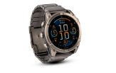 Spordikell Garmin fenix 8 51mm AMOLED Sapphire Titanium Orange with Gray Titanium Band