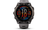 Spordikell Garmin fenix 8 51mm AMOLED Sapphire Carbon Gray DLC Ti with Black Titanium Band