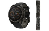 Spordikell Garmin fenix 8 47mm Solar Sapphire Carbon Gray DLC Ti with Black Titanium band