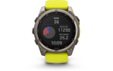 Spordikell Garmin fenix 8 51mm Sapphire Solar Titanium with Yellow Band Solar Sapphire Titanium with Yellow Band