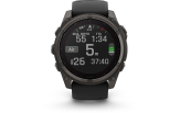 Spordikell fenix 8 51mm Solar Solar Sapphire Carbon Gray DLC Ti with Black band