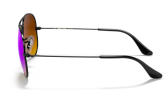 P&auml;ikeseprillid Ray-Ban Aviator Large Metal Black Blue Flash XL