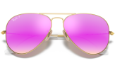 P&auml;ikeseprillid Ray-Ban Aviator Large Metal Gold Cyclamen Flash XL