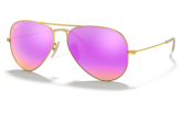 P&auml;ikeseprillid Ray-Ban Aviator Large Metal Gold Cyclamen Flash XL