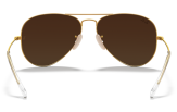 P&auml;ikeseprillid Ray-Ban Aviator Large Metal Gold Green Flash XL