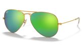 P&auml;ikeseprillid Ray-Ban Aviator Large Metal Gold Green Flash XL