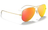P&auml;ikeseprillid Ray-Ban Aviator Large Metal Gold Orange Flash XL