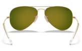 P&auml;ikeseprillid Ray-Ban Aviator Large Metal Gold Orange Flash XL
